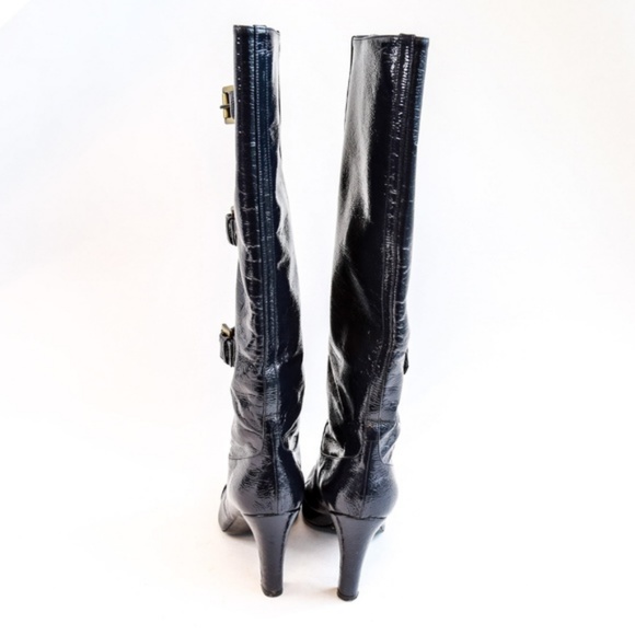 Katherine Heigl's personal boots! Stella McCartney Faux Patent Heeled Boots - Picture 3 of 4